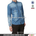 latest cotton cowboy/jeanet long sleeve casual shirts for men